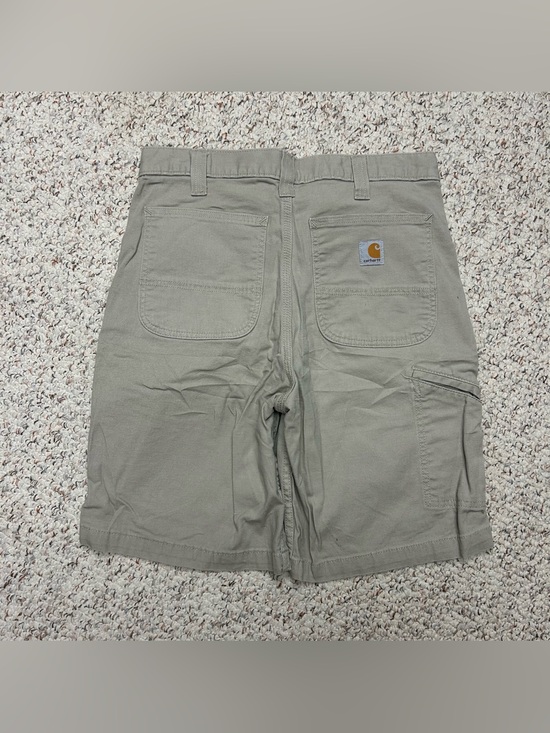 Carhartt Other - Carhartt Rigby Canvas Short 32x10 Tan Utility Pocket Relaxed Stretch Relaxed Fit